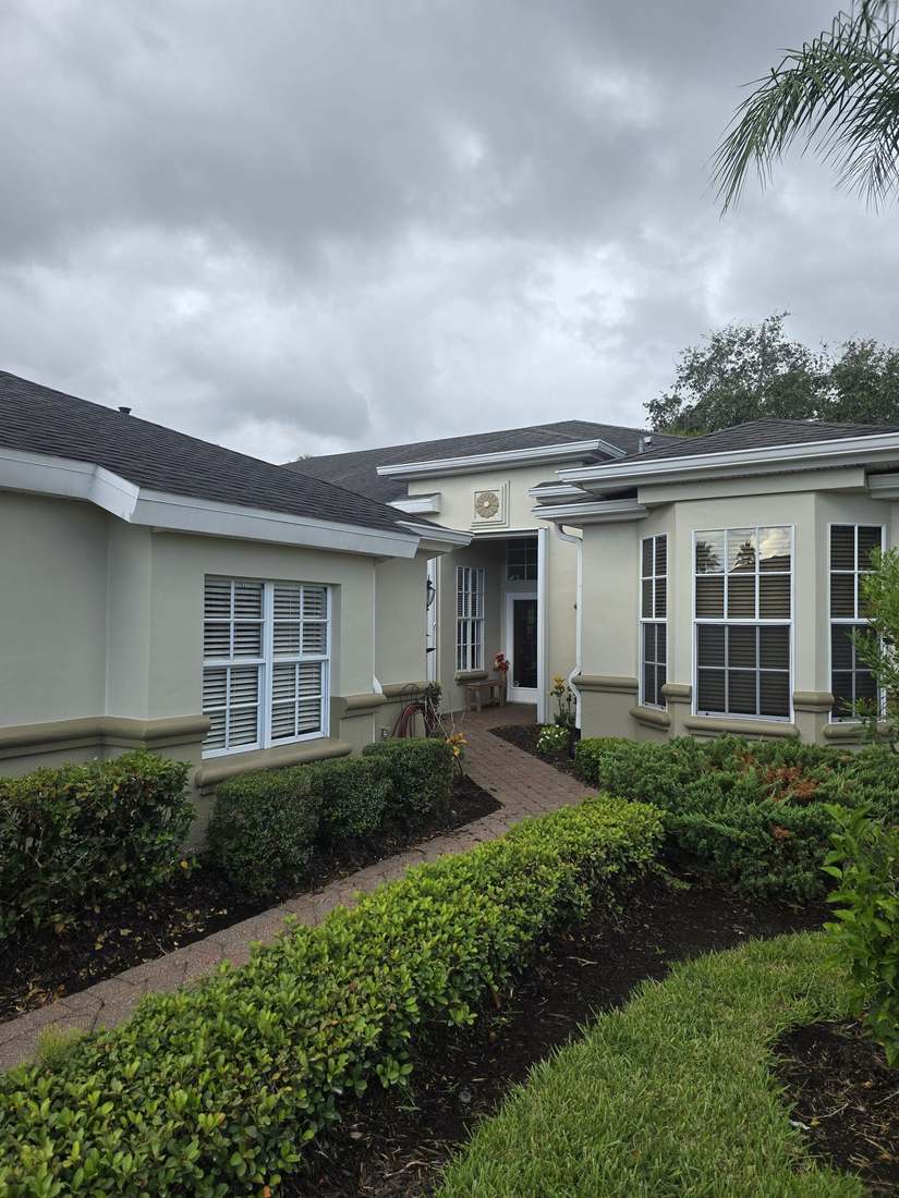 Repainted single-family home exterior